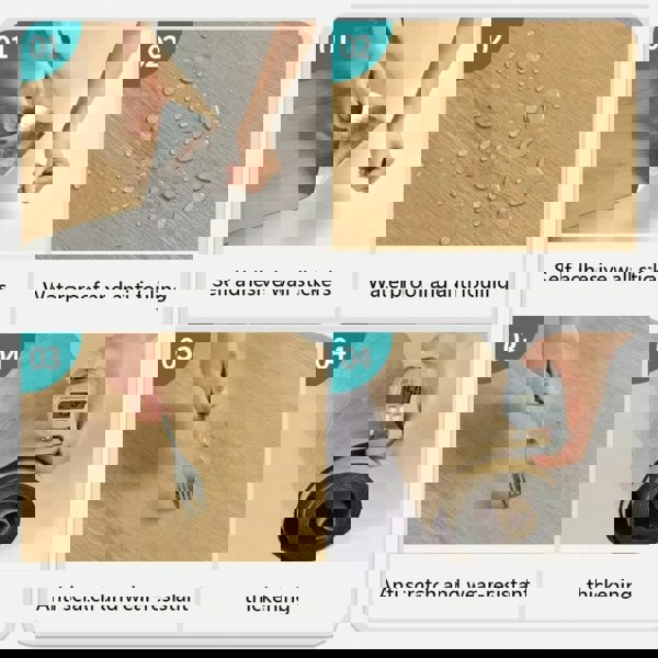 Anyhouz Anyrenovate Vinyl Tile Apricot 40x300cm Wood Grain Wallpaper 3D Self Adhesive Waterproof Floor Sticker Home Decoration