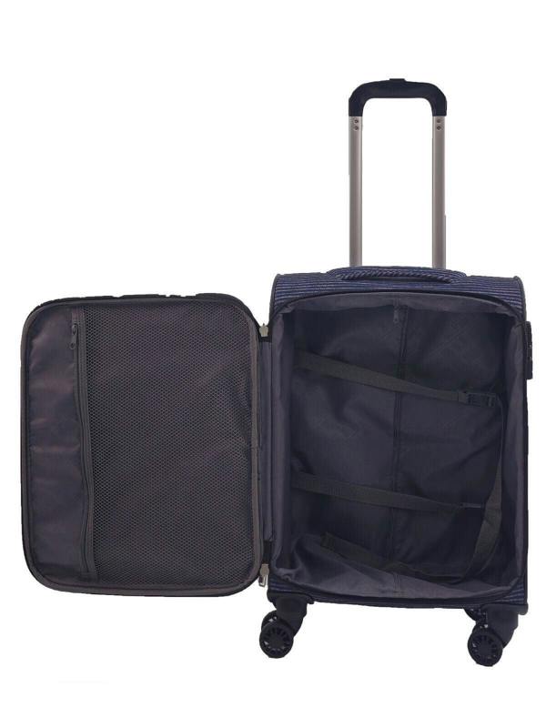 Eagle Luggage Lightweight Print Suitcases 8 Wheel Luggage Travel Soft Bags Set