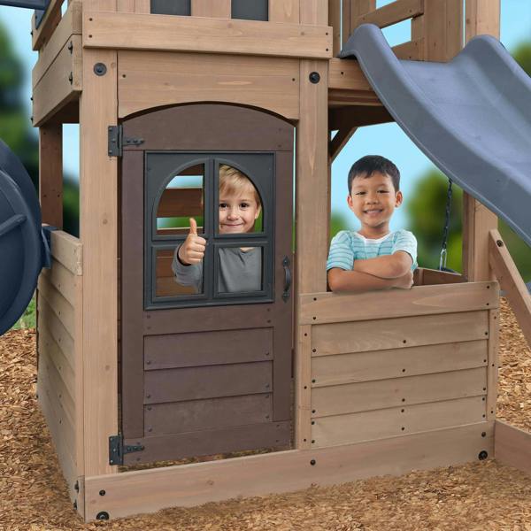 Driftwood Cove Wooden Climbing Frame Active Kids 10