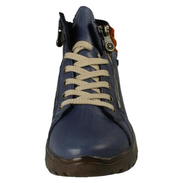 Rieker Ladies Rieker Wide Fit Ankle Boots N1305