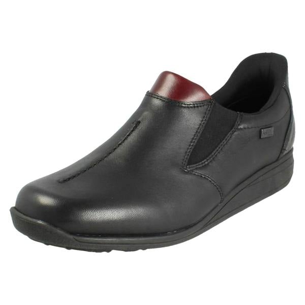 Rieker Ladies Rieker Tex Wide Fit Slip On Shoes 47253