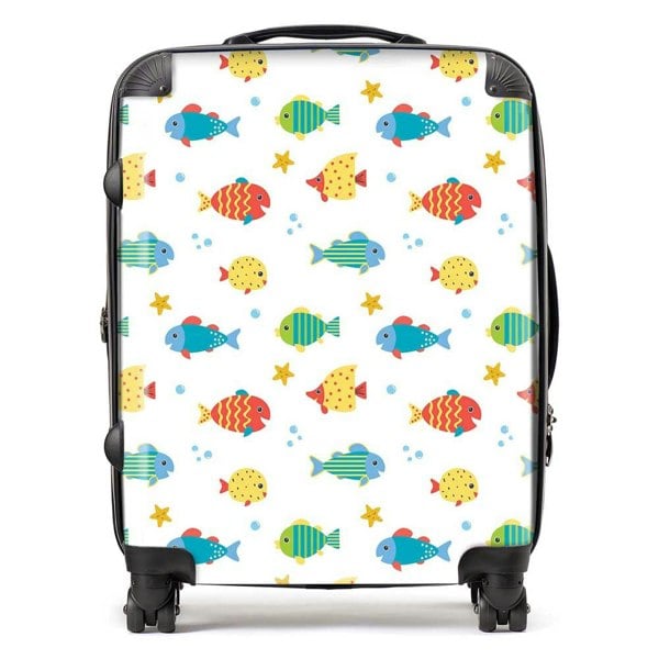 Warren Reed Swimming Fish Suitcase