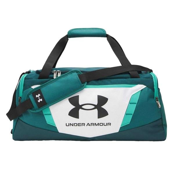 Under Armour Undeniable 5.0 Duffle Bag - White/Green/Black - 