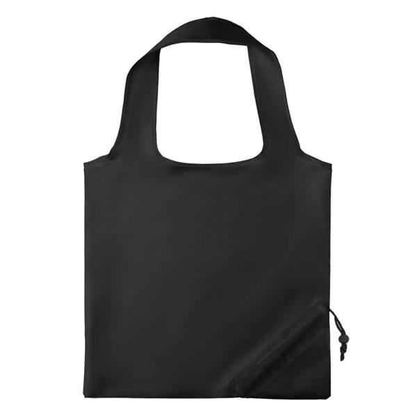 MidOcean Fresa Polyester Foldable Shopper Bag - Black - 