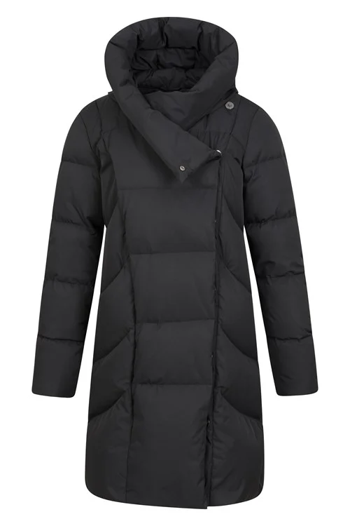 Mountain Warehouse Womens/Ladies Cosy Extreme II Wrap Down Jacket - Black