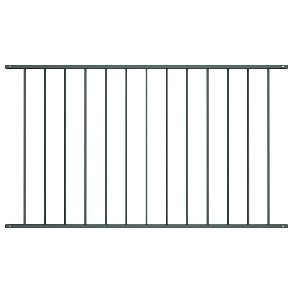 Berkfield Fence Panel Powder-coated Steel 1.7x1.25 m Anthracite