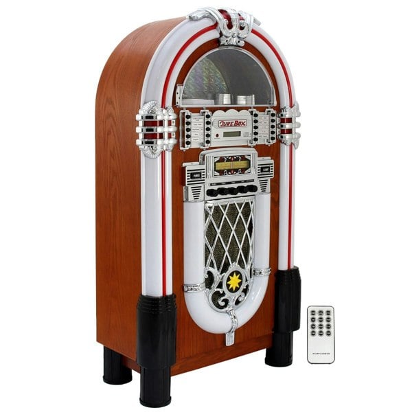 Monstershop Retro Style Illuminated Jukebox Sound System