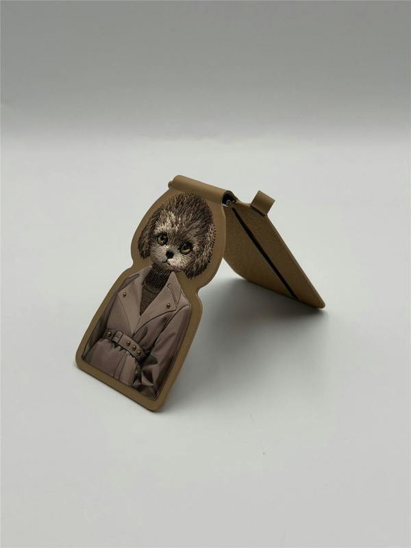 Nimmy Friends Nimmy Fashion & Cute Teddy Series Embroidery Magnetic Stand with MagSafe Brown - N-CXMC-ZJKT-14