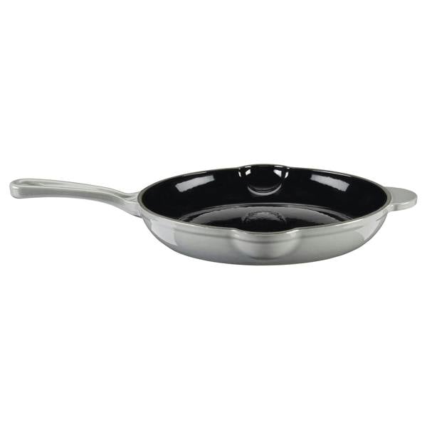 Cook Professional Cast Iron Frying Pan & Skillet 2 Piece Set | Grey