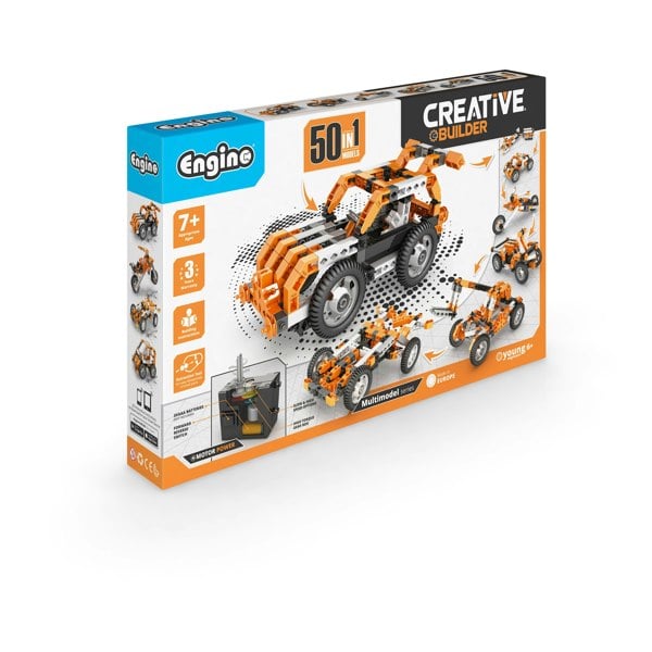 Engino Creative Builder: 50 Models Motorised - Multimodel Set
