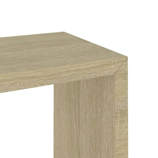 Berkfield Wall Cube Shelves 3 pcs Sonoma Oak
