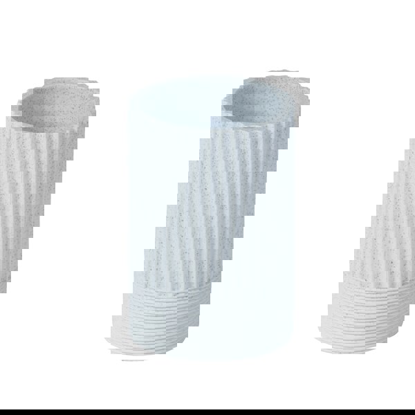 Showerdrape Tranquil Pale Blue Resin Freestanding Tumbler