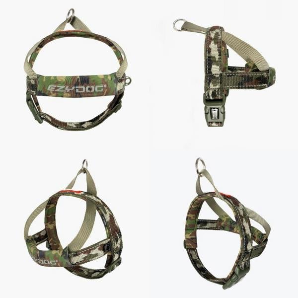 EzyDog Quick Fit Dog Harness in Green