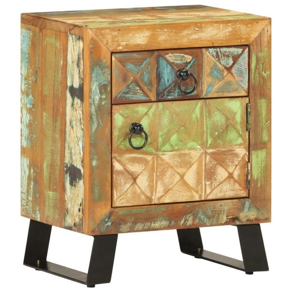 Berkfield Bedside Cabinet 40x30x50 cm Solid Reclaimed Wood