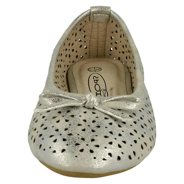 Spot On Girls Spot On Cut Out Detail Ballerina Flats