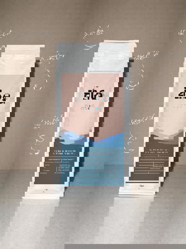 Zilva Vietnam Robusta Coffee Beans - Dark Roast - 1Kg