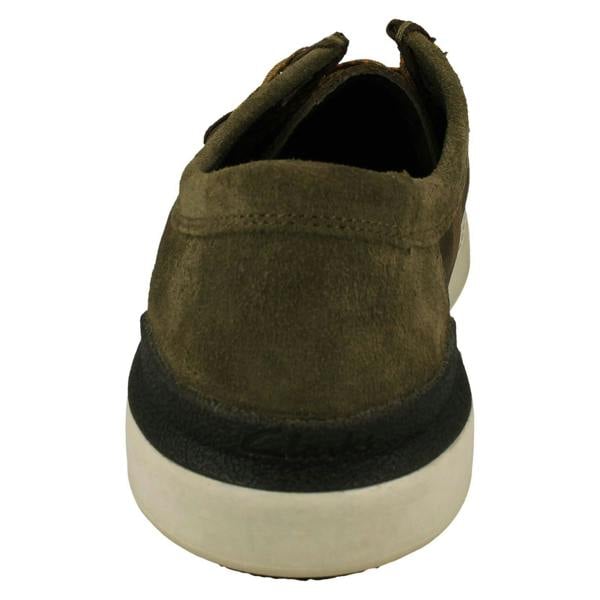 Clarks Mens Clarks Moccasin Detailed Lace Up Shoes Court Lite Wally
