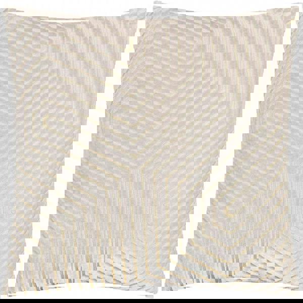 Paoletti Evoke Cut Cushion Cover - Oyster