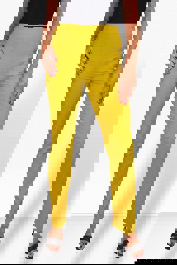 Paulo Due Women's Pull On Stretch Straight Leg Trousers