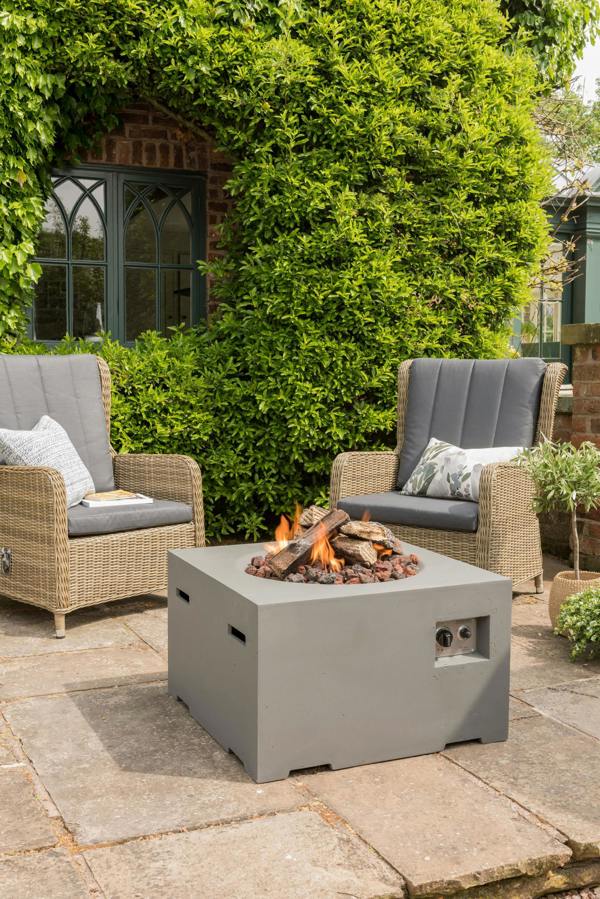 Norfolk Leisure Small Square 60cm Grey Cocoon