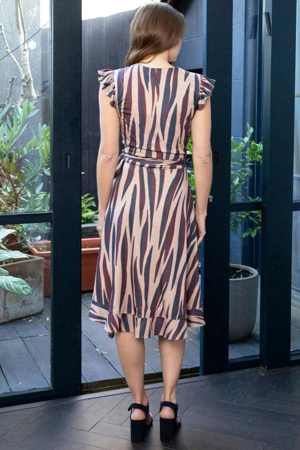 HotSquash Waterfall Wrap Dress