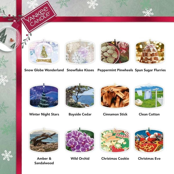 Yankee Candle Advent Calendar Book - Scented Candles Gift Set