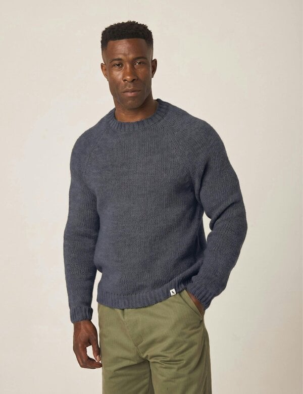 Peregrine Clothing Bristol Crew Jumper - Marine