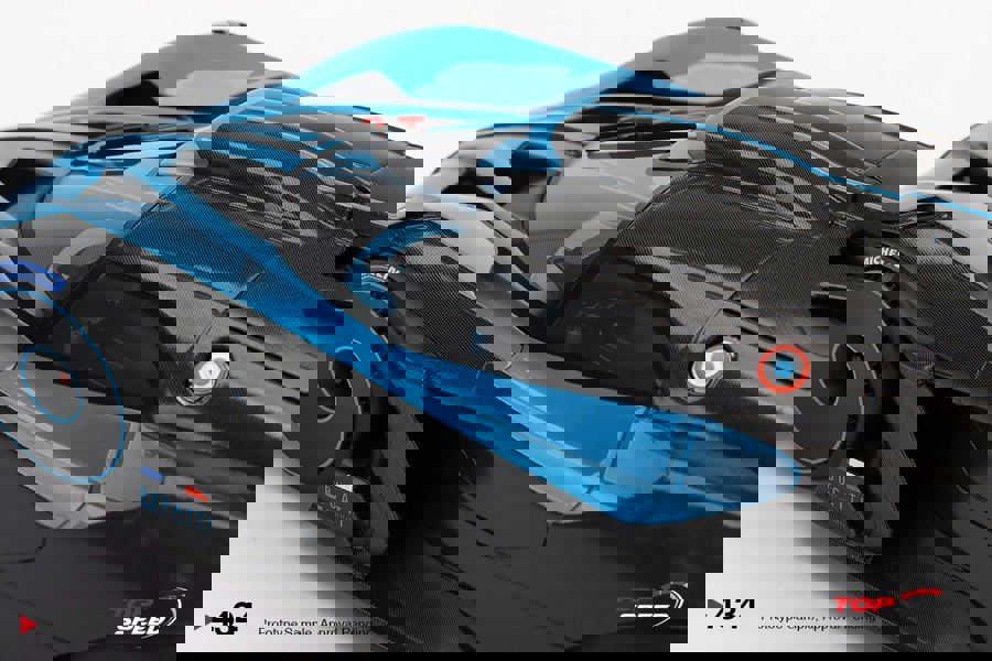 TSM Bugatti Bolide Presentation Blue Black 1:18 Scale TSM TS0434