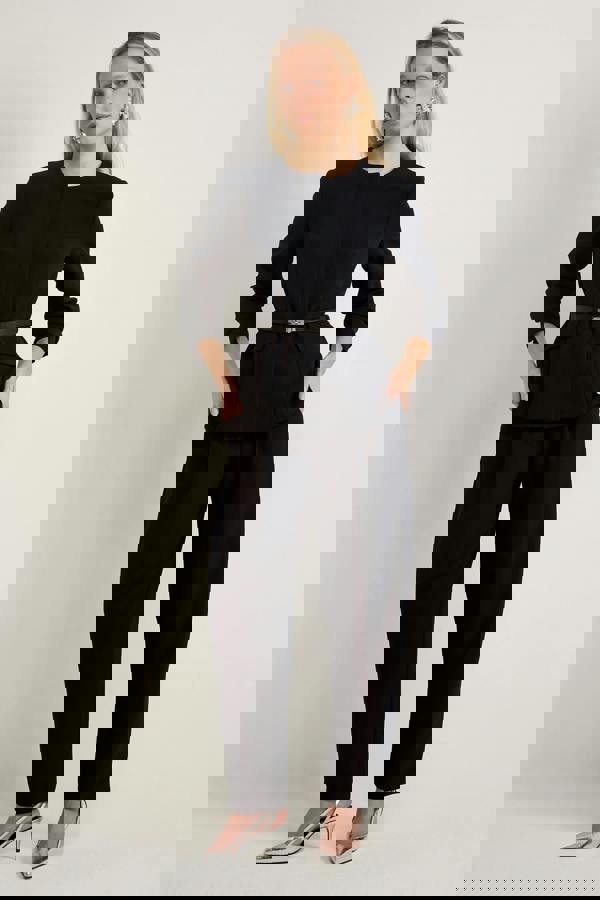 GWD Malika Navy Wide Leg Trouser