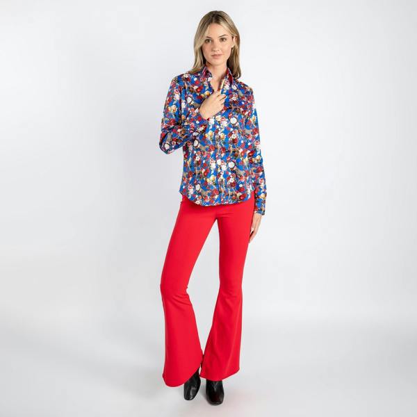 LEOPARDS & ROSES WOMENS PRINT SHIRT - Premium Men's Patterned Shirt by Claudio Lugli | Bold Design, Tailored Fit, Best Printed Shirts