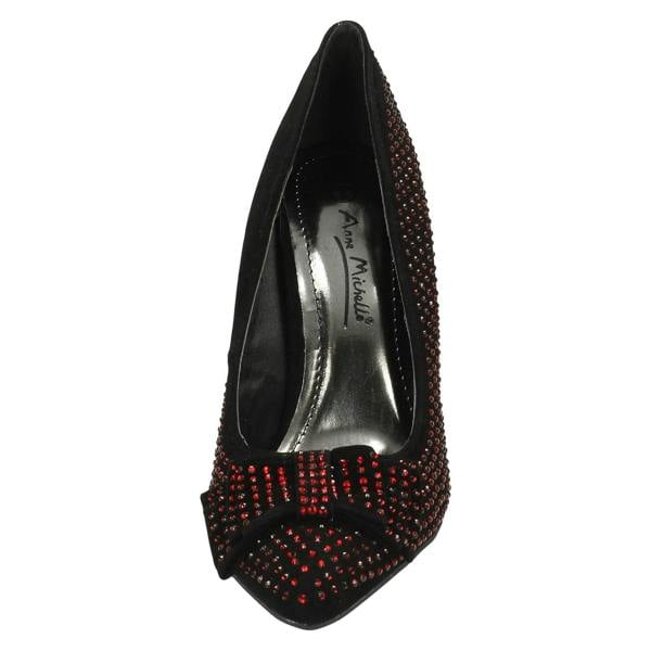 Anne Michelle Ladies Anne Michelle Diamante Bow Detail Party Shoes