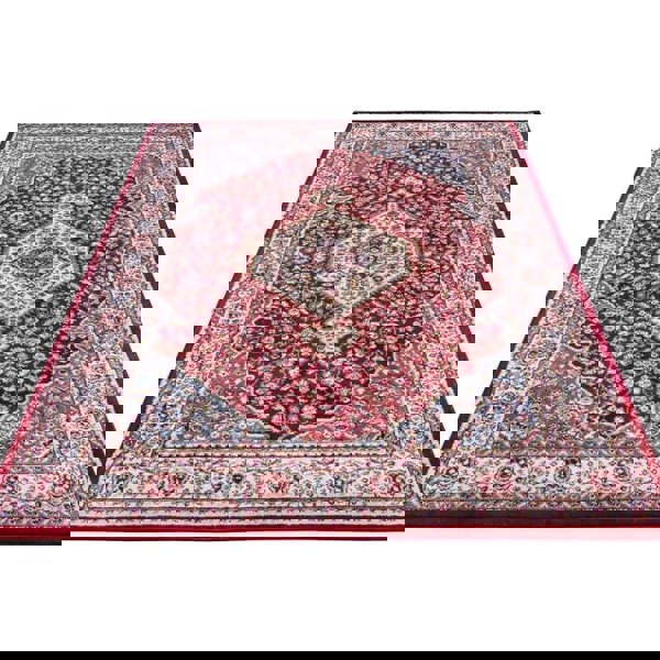 Orient Low Pile Rug Medallion Design