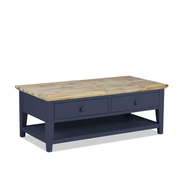 Statement Furniture Florence Wooden Coffee Table with Drawers and Shelf