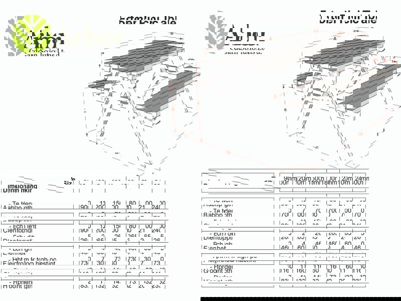 Fortem Pub-Style Picnic Table and Benches Set – Wooden Outdoor Dining Set for Gardens, Patios, and Pubs