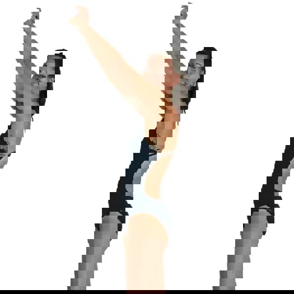 Navy Speedo ECO Endurance+ Thinstrap Swimsuit with cutouts