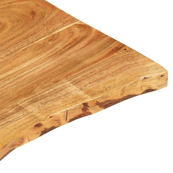 Berkfield Bathroom Vanity Top Solid Acacia Wood 80x52x2.5 cm