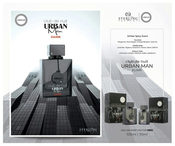 ARMAF Club De Nuit Urban Man Elixir Eau De Parfum 105ml