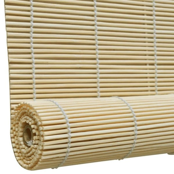 Berkfield Natural Bamboo Roller Blinds 150 x 220 cm
