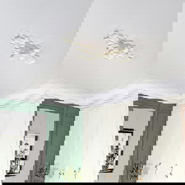 62/80W LED Ceiling Light 3000K-6000K Color Changing Dimmable Lighting Ceiling Lights Living and Home 