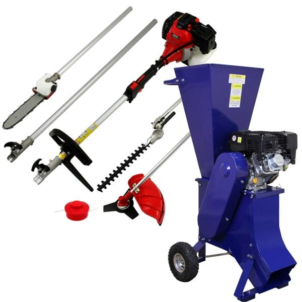 T-mech 5 in 1 Multi Tool & 15HP Wood Chipper