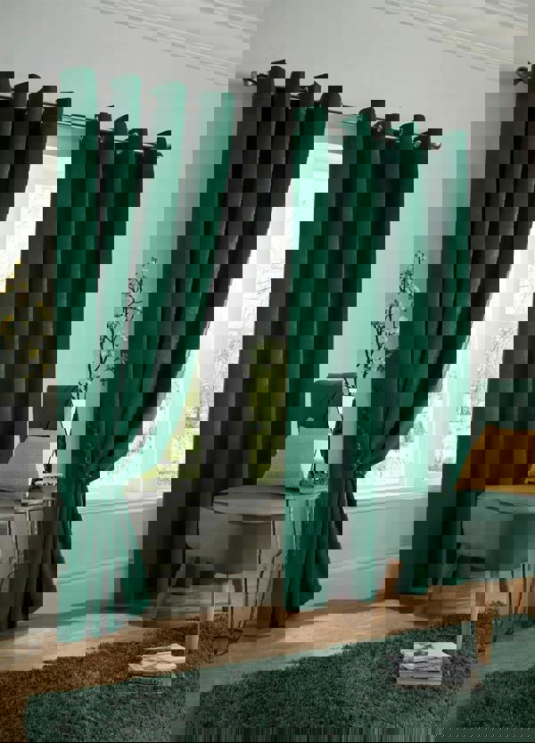 Luxury Living Velvet Ring Top Blackout Curtains