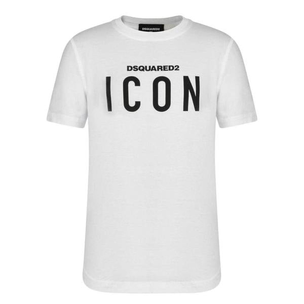 DSquared2 Childrens/Kids Icon Cotton T-Shirt - White - 