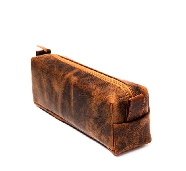 Vintage Leather Dopp Kit - DÖTCH CLUB