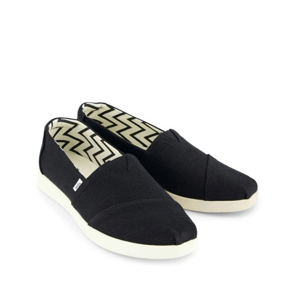 TOMS Alpargata Plus Heritage Canvas Women's Black Espadrilles