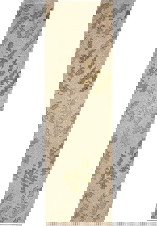 Newport Leaf Rug – Hand-Carved Floral Design