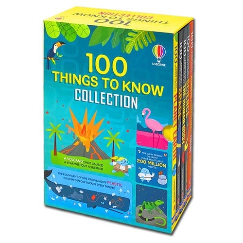 100 Things To Know 5 Book Box Set (Planet Earth, Space, Human Body, Coding & More)