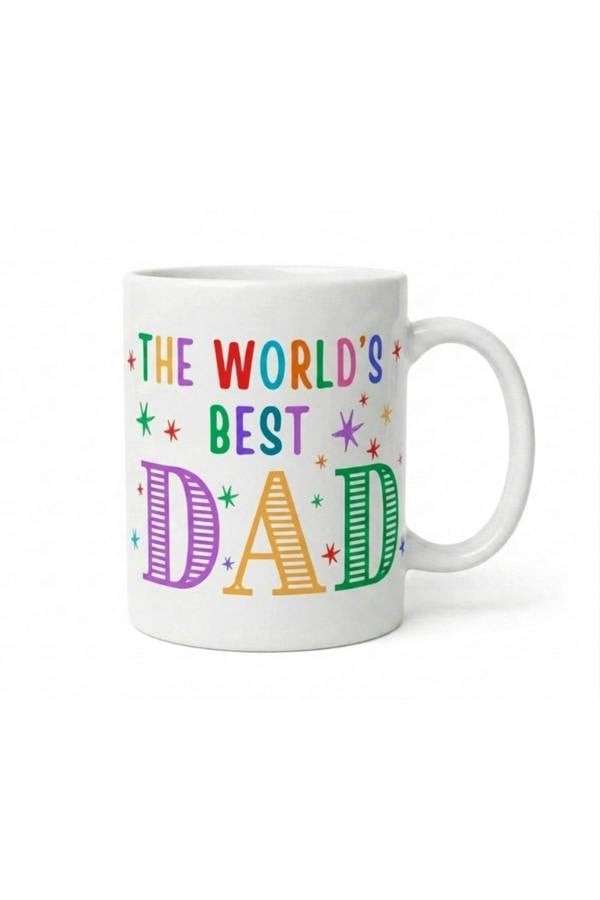 Dyzi The Worlds Best Dad Mug Ceramic Coffee Cup