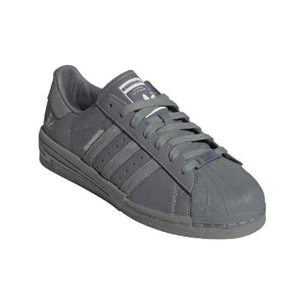 Adidas Mens Neighborhood Superstar Leather Trainers - Grey - 