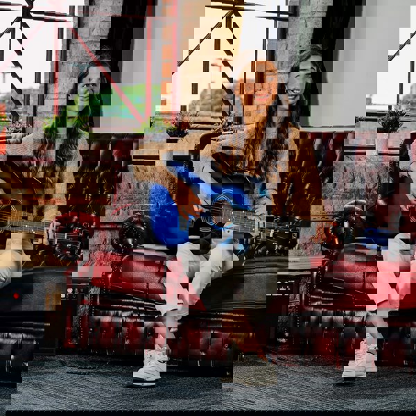 3rd Avenue Full Size Cutaway Electro Acoustic Guitar Pack Natural Acoustic Guitars#Colour_Blueburst