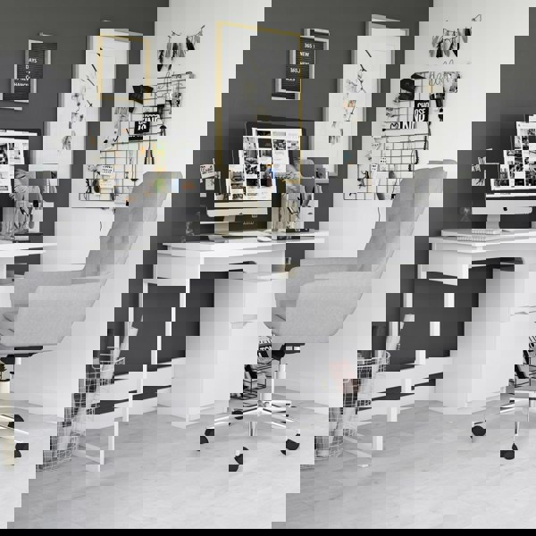 Dorel Home Bridport Office Writing Desk White